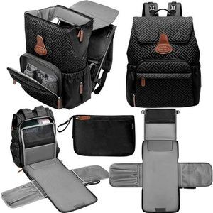Baby Diaper Bag Backpack with Changing Station, Diaper Bags for Baby Girl Boy
